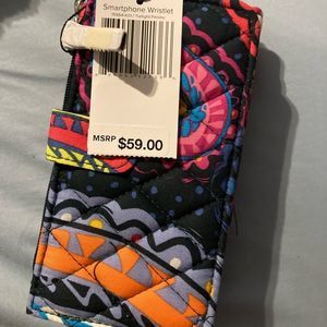 Vera Bradley smartphone wristlet new